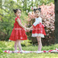 girls boutique linen christmas dress